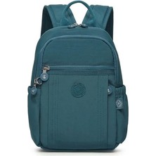 Smart Bags Küçük Boy Krinkıl Kumaş Kadın Sırt Çantası Bc 3179 - Koyu Yeşil
