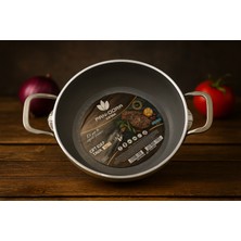 Pan-Dora Evinda 20 cm Kristal Döküm Sahan - Döküm Granit , Yanmaz-Yapışmaz , Darbelere Dayanıklı