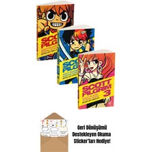 Scott Pilgrim 3 Kitap Takım + Okuma Sticker'ları