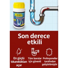 Plus Proline 3 Adet 500 gr Dök- Aç Lavabo Açıcı – Toplam 1500 Gr, Etkili ve Hızlı Tıkanıklık Giderici