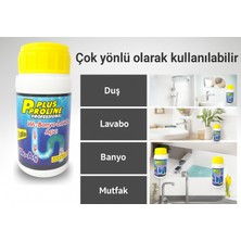 Plus Proline 3 Adet 500 gr Dök- Aç Lavabo Açıcı – Toplam 1500 Gr, Etkili ve Hızlı Tıkanıklık Giderici