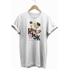 Risky Bear Baskılı Tshirt