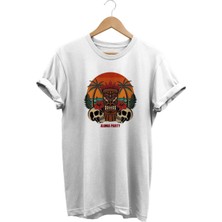 Palmiye Baskılı T-Shirt