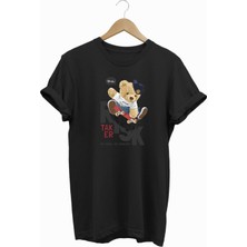 Risky Bear Baskılı Tshirt