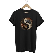 Tilki Baskılı T-Shirt