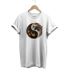 Tilki Baskılı T-Shirt