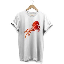 At Baskılı T-Shirt