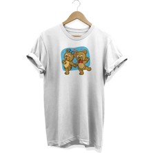 Ayıcık Baskılı T-Shirt