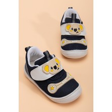 Şirinbebe Ortopedik Erkek Bebek Ilkadım Ayakkabı Lacivert Cırtlı Anorak