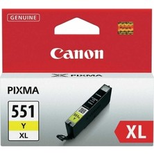Canon CLI551XL Sarı Muadil Kartuş 0,67K