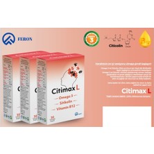 Feron Citimax L Omega 3 Sitikolin Vitamin Multivitamin Takviye