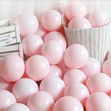 Partinity 10 Adet 5 Inç 12 cm Pembe Balon Doğum Günü Balonu Mini Balon