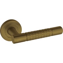 Stil Yuvarlak Rozetli Alüminyum Kapı Kolu (Oda/yale/wc) Carop