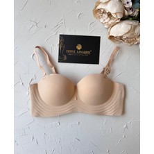 Lady Baby Straplez Kesim Destekli Dikişsiz Balensiz Toparlayıcılı Ithal Iz Yapmaz Sütyen