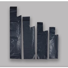 YSK Plastik 40X70 cm Siyah Atlet Poşet – Kalın, Kulplu Küçük Boy Taşıma Torbası