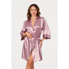 Vizon Brıde Saten Sabahlık S/m