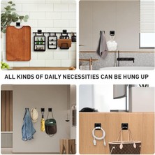 MAİN SHOP 1 Adet Siyah 3 M Yapışkanlı Paslanmaz Bulaşık Sünger Tutucu Askı Bulaşık Süngeri Tutacağı M- Sng1