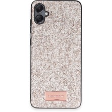 Onegif Samsung Galaxy A05 Bright Simli Kapak - Gold Drstr