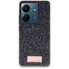 Onegif Xiaomi Redmi 13C Bright Simli Kapak - Siyah Drstr