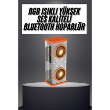 Rgb Işıklı Hoparlör Taşınabilir Hoparlör Kablosuz Bluetooth 5.0 Bağlantı
