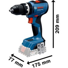 Bosch Gsb 18V-65 Darbeli Akülü Vidalama 1AD 4.0 Ah Akü(1 Ad Procore 4.0 Ah Akü Hediyeli)