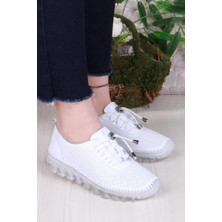 Pisagor PS-32960 Ortopedik Kadın Günlük Hakiki Deri Ayakkabı