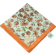 Prime Pamuk Çiçek Desenli Eşarp 90X90 cm