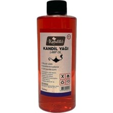 Kırmızı Kandil Yağı, Kokusuz, Dumansız, Iç Mekan Gaz Lambası Yakıtı, 250 ml
