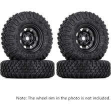 Pshcooe Adet 85MM 1.55 Inç Kauçuk Jant Lastikleri Lastik 1/10 Rc Paletli Araba Eksenel Yeti Jr RC4WD D90 Tf2 Tamiya CC01 LC70 Mst (Yurt Dışından)