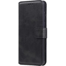Mellow Boutique Xiaomi 11 Lite Basit Iş Pu Deri Manyetik Kapaklı Cüzdan Telefon Kılıfı Kart Tutuculu Koruma Kılıfı (Yurt Dışından)