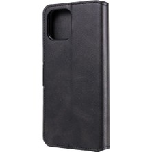 Mellow Boutique Xiaomi 11 Lite Basit Iş Pu Deri Manyetik Kapaklı Cüzdan Telefon Kılıfı Kart Tutuculu Koruma Kılıfı (Yurt Dışından)