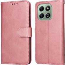 Mellow Boutique Honor X6B 4g Basit Iş Pu Deri Manyetik Kapaklı Cüzdan Telefon Kılıfı Kart Tutuculu Koruma Kılıfı (Yurt Dışından)