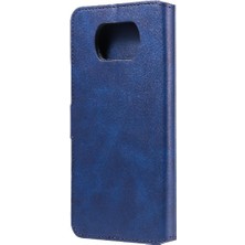Mellow Boutique Xiaomi Poco X3/x3 Pro/x3 Nfc Basit Iş Pu Deri Manyetik Kapaklı Cüzdan Telefon Kılıfı Kart Tutuculu Koruma Kılıfı (Yurt Dışından)