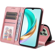 Mellow Boutique Honor X6B 4g Basit Iş Pu Deri Manyetik Kapaklı Cüzdan Telefon Kılıfı Kart Tutuculu Koruma Kılıfı (Yurt Dışından)