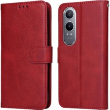 Mellow Boutique Oneplus Nord Ce4 Lite Basit Iş Pu Deri Manyetik Kapaklı Cüzdan Telefon Kılıfı Kart Tutuculu Koruma Kılıfı (Yurt Dışından)