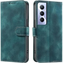 Mellow Boutique Realme C65 4g Cüzdan Kart Yuvaları Için Flip Case Bilek Kayışı Pu Deri (Yurt Dışından)