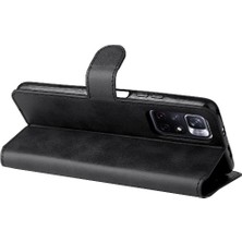 Mellow Boutique Xiaomi Redmi Note 11S 5g Basit Iş Pu Deri Manyetik Kapaklı Cüzdan Telefon Kılıfı Kart Tutuculu Koruma Kılıfı (Yurt Dışından)