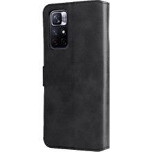 Mellow Boutique Xiaomi Redmi Note 11S 5g Basit Iş Pu Deri Manyetik Kapaklı Cüzdan Telefon Kılıfı Kart Tutuculu Koruma Kılıfı (Yurt Dışından)