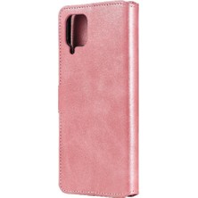 Mellow Boutique Samsung Galaxy A12 5g Basit Iş Pu Deri Manyetik Kapaklı Cüzdan Telefon Kılıfı Kart Tutuculu Koruma Kılıfı (Yurt Dışından)