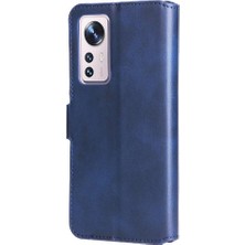 Mellow Boutique Xiaomi 12/12S/12X Basit Iş Pu Deri Manyetik Kapaklı Cüzdan Telefon Kılıfı Kart Tutuculu Koruma Kılıfı (Yurt Dışından)