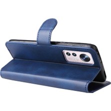 Mellow Boutique Xiaomi 12/12S/12X Basit Iş Pu Deri Manyetik Kapaklı Cüzdan Telefon Kılıfı Kart Tutuculu Koruma Kılıfı (Yurt Dışından)
