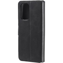 Mellow Boutique Xiaomi Poco F3 Basit Iş Pu Deri Manyetik Kapaklı Cüzdan Telefon Kılıfı Kart Tutuculu Koruma Kılıfı (Yurt Dışından)