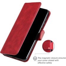 Mellow Boutique Realme 9 Pro 5g Basit Iş Pu Deri Manyetik Kapaklı Cüzdan Telefon Kılıfı Kart Tutuculu Koruma Kılıfı (Yurt Dışından)