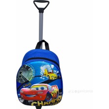 Cars  Çekçekli Tekerlekli Kreş Anaokulu Çantası