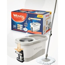 Garantili | Turbo Pedallı Temizlik | Paspas | Mop Seti 2 Adet Yedek Bez Hediye (Toplam 2 Bez)