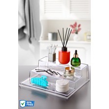 Çok Amaçlı, Kozmetik, Banyo, Mutfak Düzenleyici Clear Stand Organizer