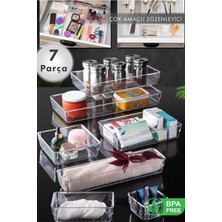 7 Parça Çekmece Içi Düzenleyici Organizer Şeffaf