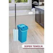 Motek Palet Mop Mikrofiber Temizlik Seti +1 Yedek Paspas(Bez)