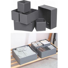 8'li Çekmece Içi Düzenleyici Organizer Set Antrasit
