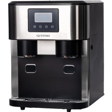 Gustoso Buz Yapıcı - Crush Ice & Küp Buz & Soğuk Su Hazneli 3in1 Lcd Dokunmatik Ekranlı Akıllı Inox Buz Makinesi – Slt01 (Su Arıtma Sistemi Destekli)
